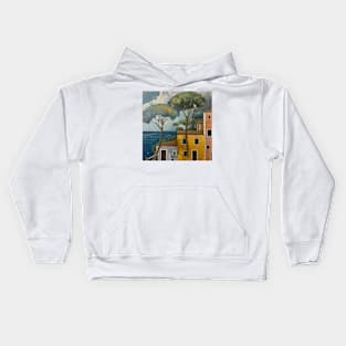 Cozy village Kids Hoodie